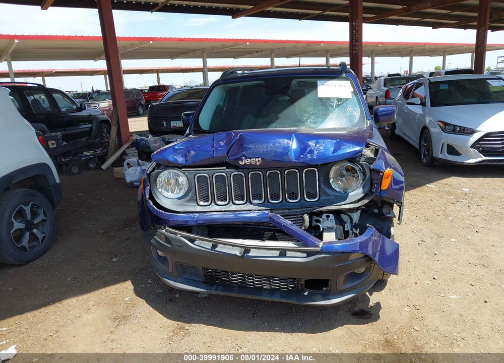 2016 JEEP RENEGADE LATITUDE VIN: ZACCJABT8GPD18959