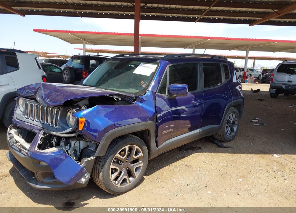 2016 JEEP RENEGADE LATITUDE VIN: ZACCJABT8GPD18959