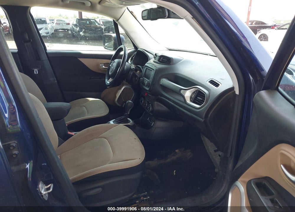 2016 JEEP RENEGADE LATITUDE VIN: ZACCJABT8GPD18959