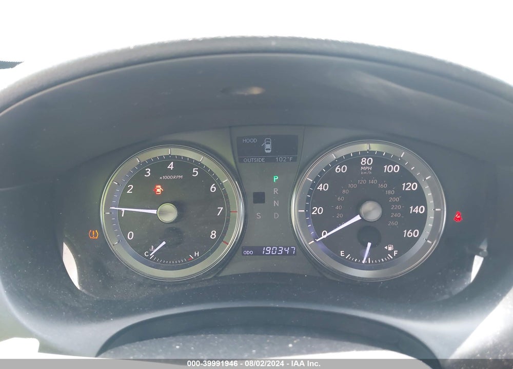 2012 LEXUS ES 350 VIN: JTHBK1EG6C2495312