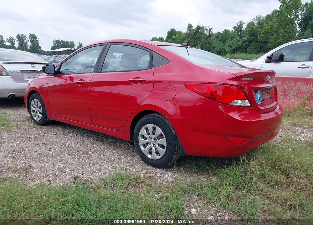 2016 HYUNDAI ACCENT SE VIN: KMHCT4AE8GU093645