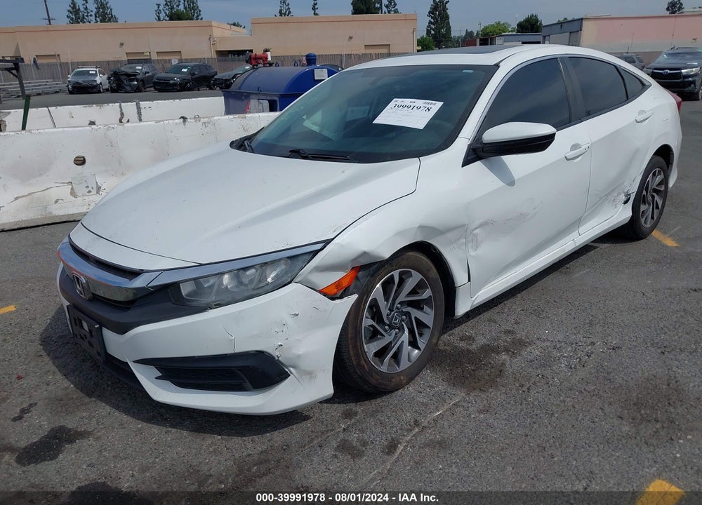 2016 HONDA CIVIC EX VIN: 2HGFC2F74GH577526