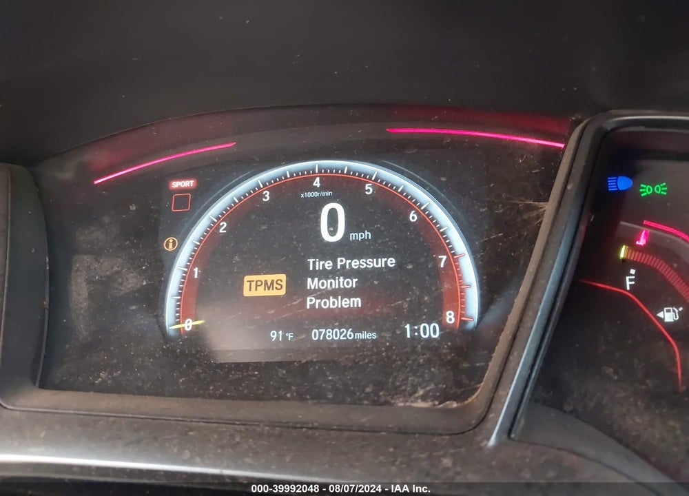 2019 HONDA CIVIC TYPE-R TOURING VIN: SHHFK8G73KU204459