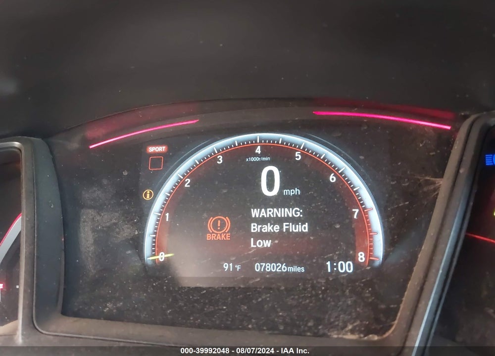 2019 HONDA CIVIC TYPE-R TOURING VIN: SHHFK8G73KU204459