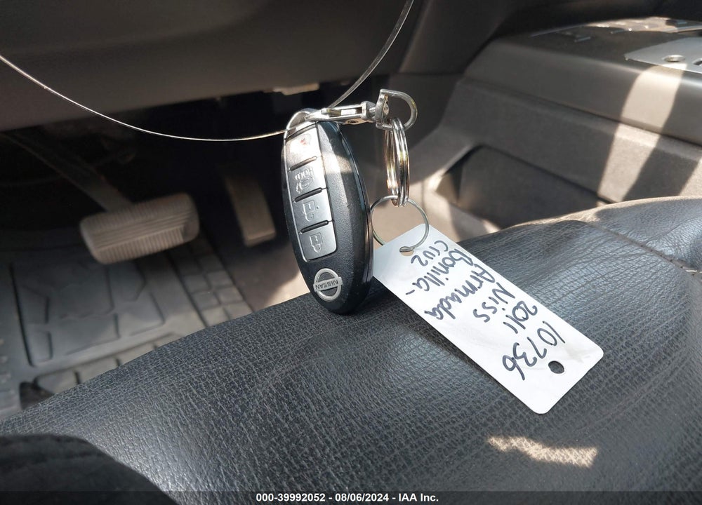 2011 NISSAN ARMADA PLATINUM VIN: 5N1AA0NEXBN623603