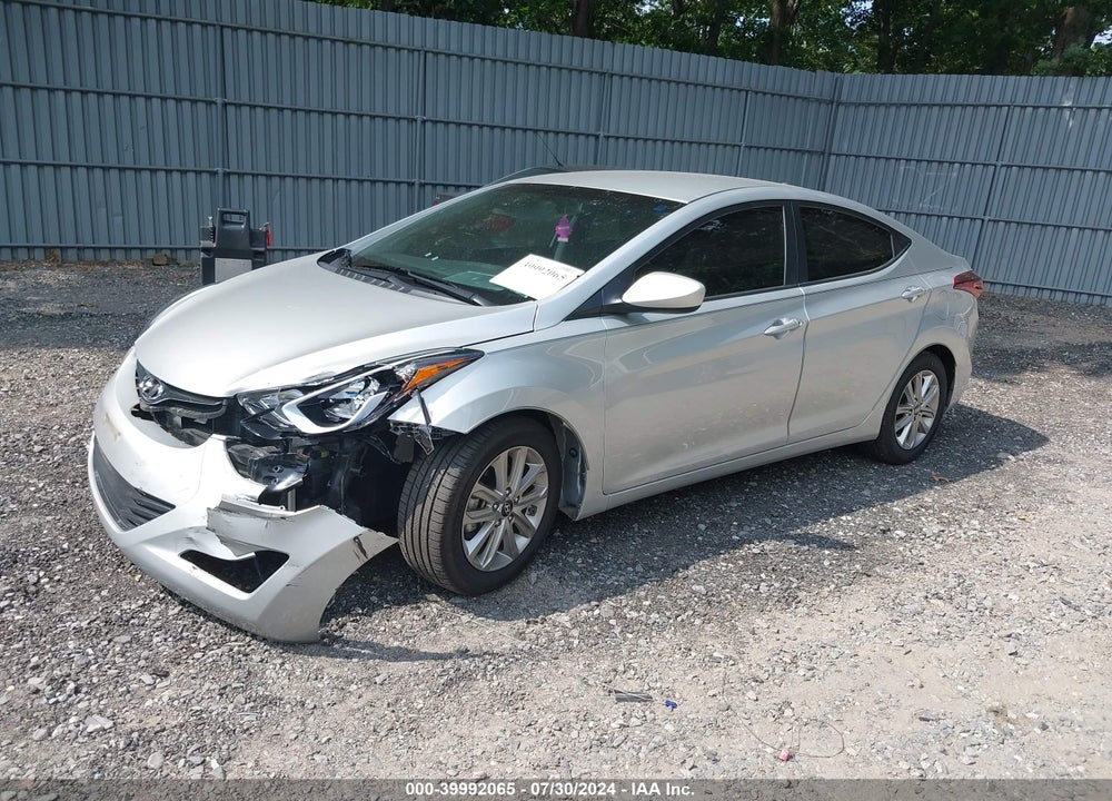 2015 HYUNDAI ELANTRA VIN: 5NPDH4AEXFH627974
