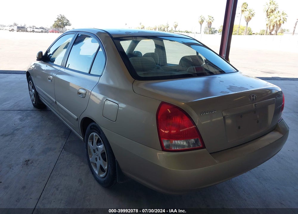 2003 HYUNDAI ELANTRA GLS/GT VIN: KMHDN45D23U596968