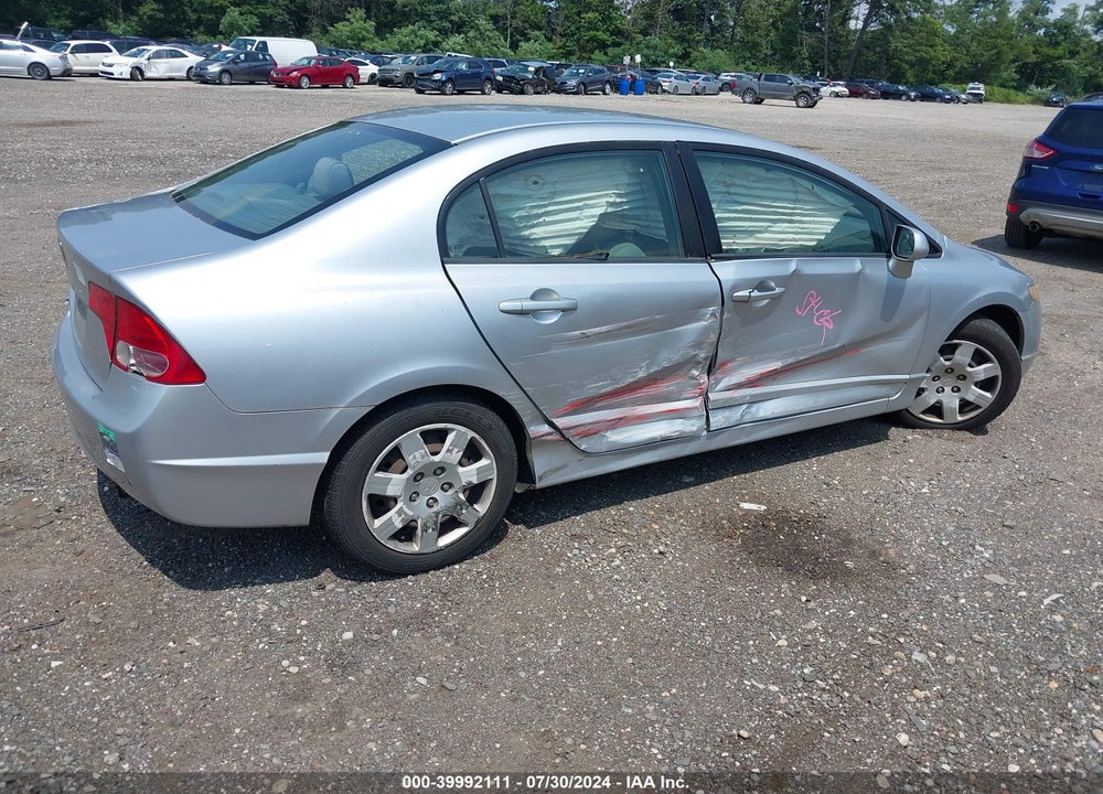 2008 HONDA CIVIC SDN LX VIN: 2HGFA16568H316723