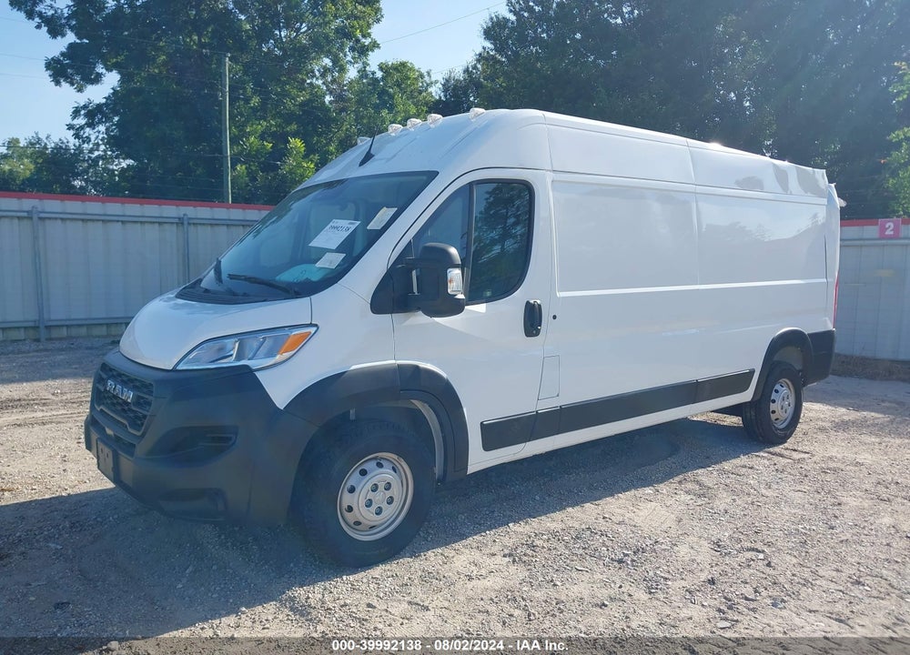 2023 RAM PROMASTER 2500 HIGH ROOF 159 WB VIN: 3C6LRVDG6PE525418