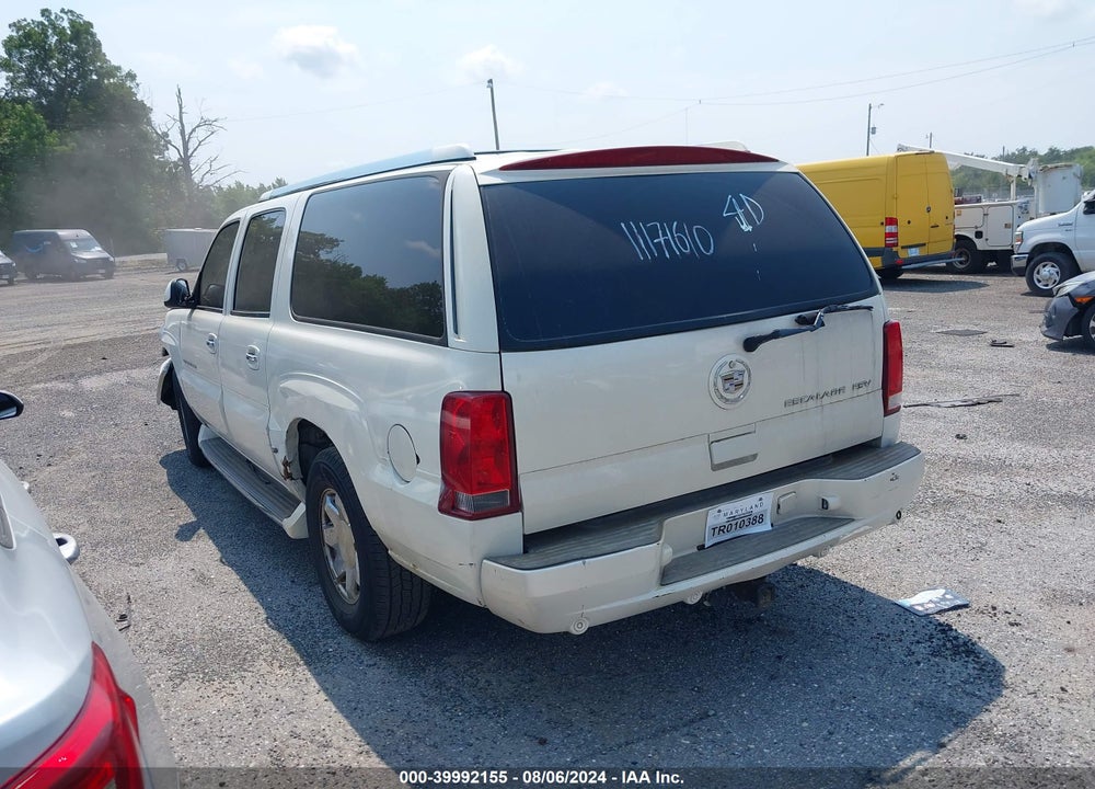 2004 CADILLAC ESCALADE ESV STANDARD VIN: 3GYFK66N64G156310