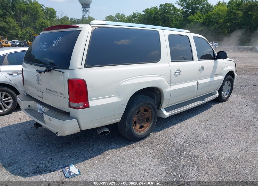 2004 CADILLAC ESCALADE ESV STANDARD VIN: 3GYFK66N64G156310
