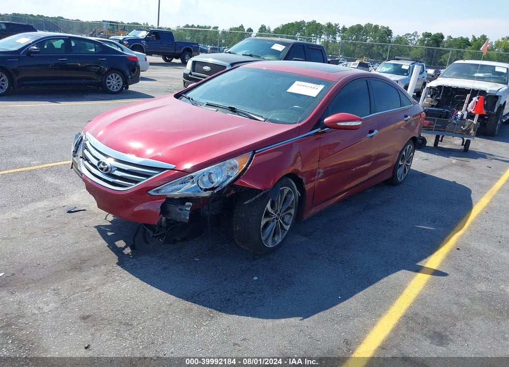 2014 HYUNDAI SONATA SE VIN: 5NPEC4AC6EH813138
