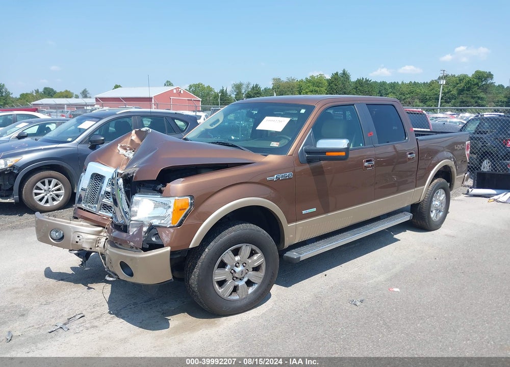 2012 FORD F-150 LARIAT VIN: 1FTFW1ET9CKD77162