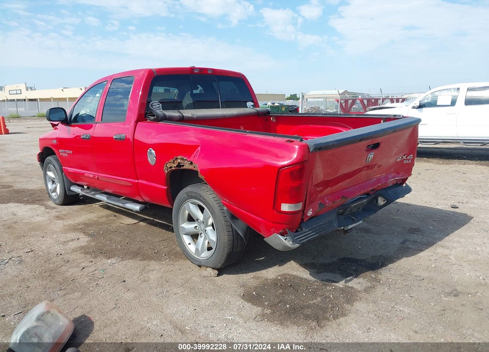 2006 DODGE RAM 1500 SLT/TRX4 OFF ROAD/SPORT VIN: 1D7HU18286S661653