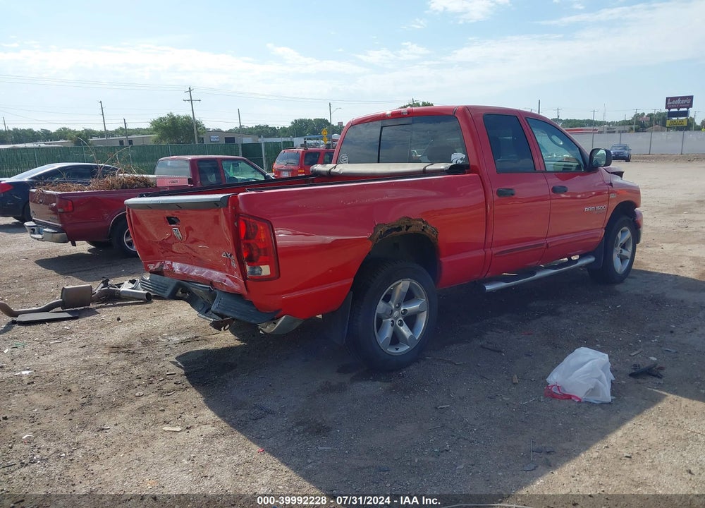 2006 DODGE RAM 1500 SLT/TRX4 OFF ROAD/SPORT VIN: 1D7HU18286S661653