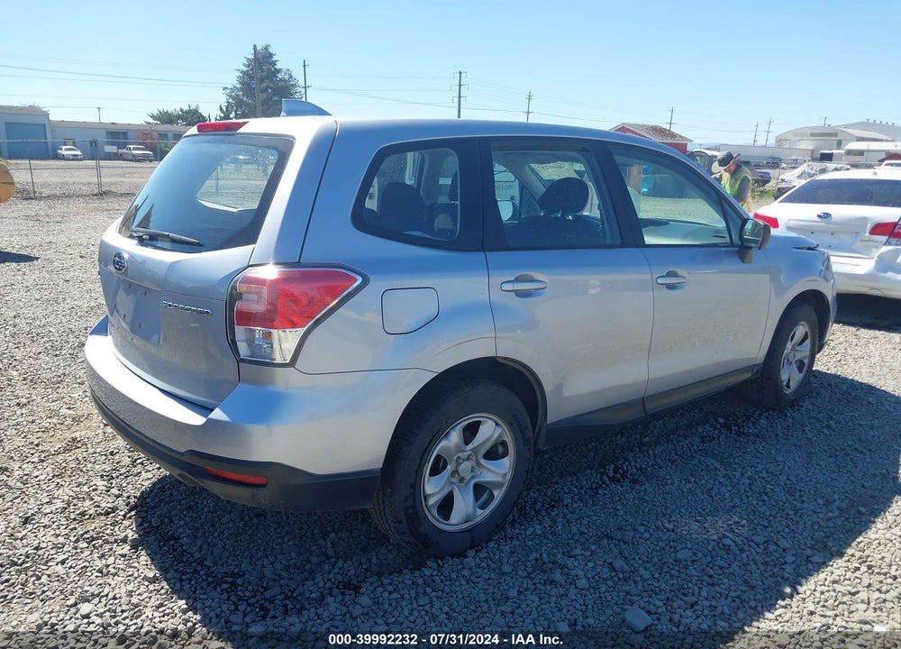 2018 SUBARU FORESTER 2.5I VIN: JF2SJAAC0JH598048