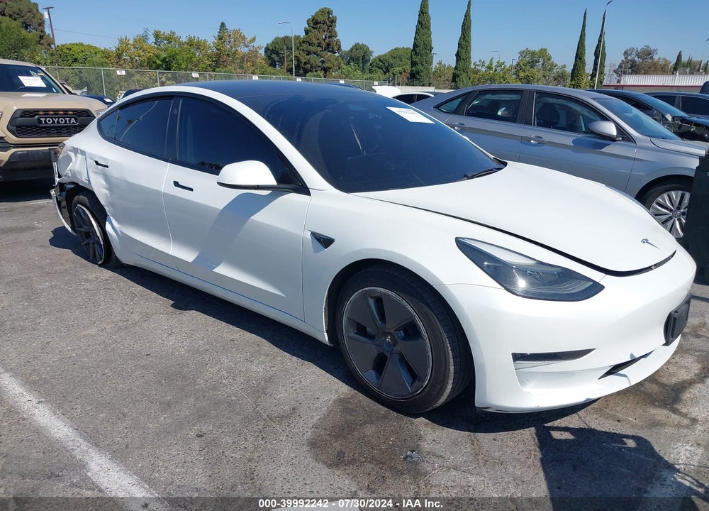 2023 TESLA MODEL 3 REAR-WHEEL DRIVE VIN: 5YJ3E1EA0PF477481