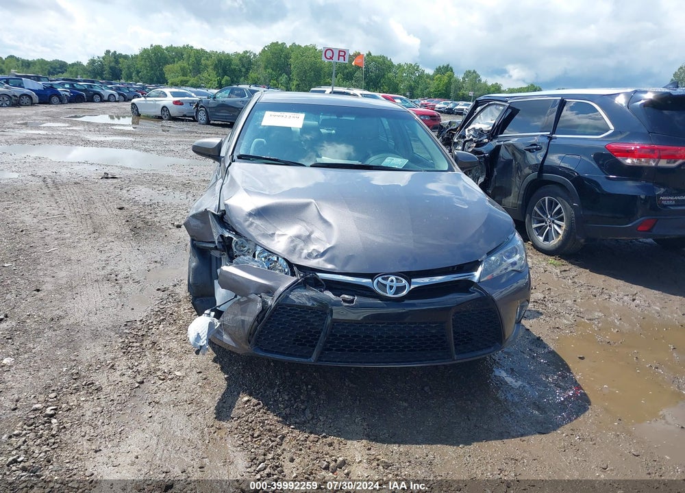 2016 TOYOTA CAMRY SE VIN: 4T1BF1FKXGU124457