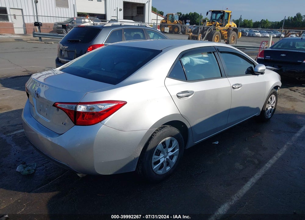 2015 TOYOTA COROLLA L VIN: 2T1BURHE8FC286213