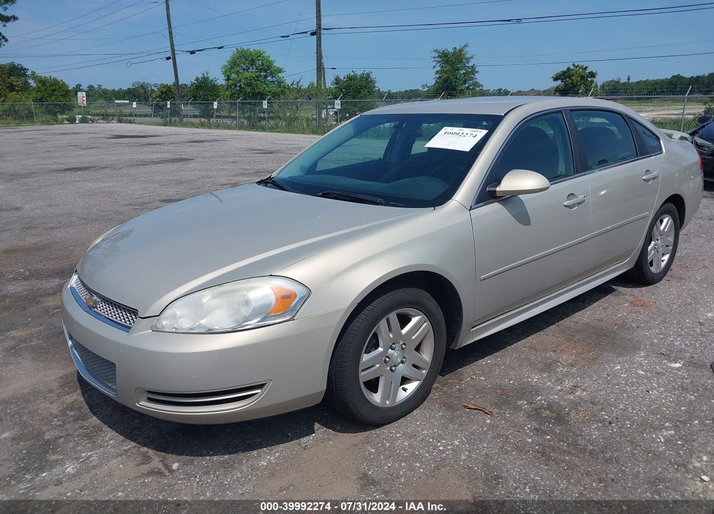 2012 CHEVROLET IMPALA LT VIN: 2G1WG5E32C1243705