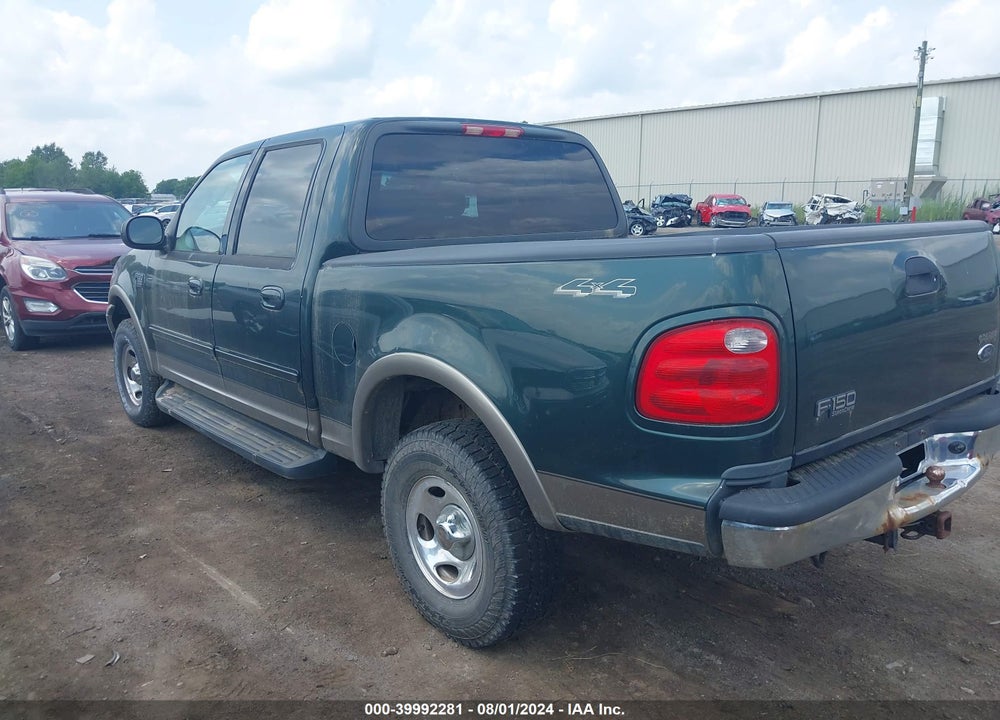 2002 FORD F-150 LARIAT/XLT VIN: 1FTRW08L82KE31584