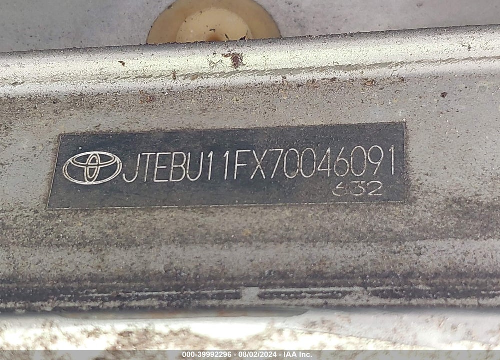 2007 TOYOTA FJ CRUISER VIN: JTEBU11FX70046091