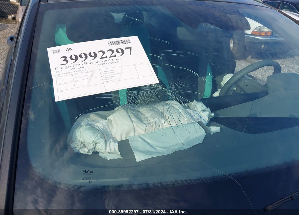 2023 HYUNDAI ELANTRA HYBRID BLUE VIN: KMHLM4AJ6PU081830