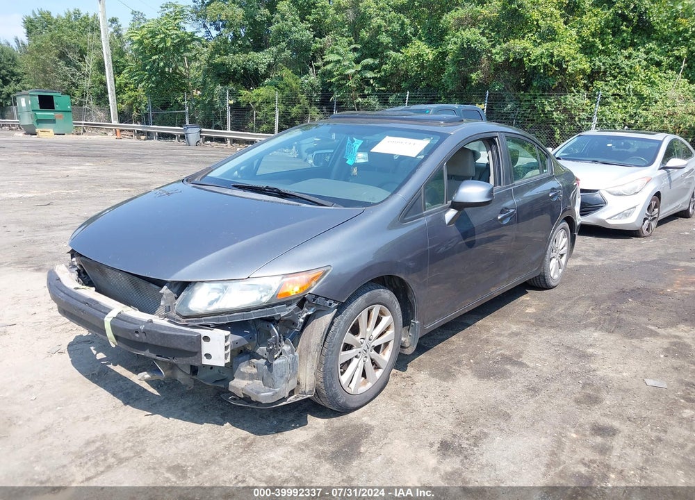 2012 HONDA CIVIC EX VIN: 19XFB2F89CE081220