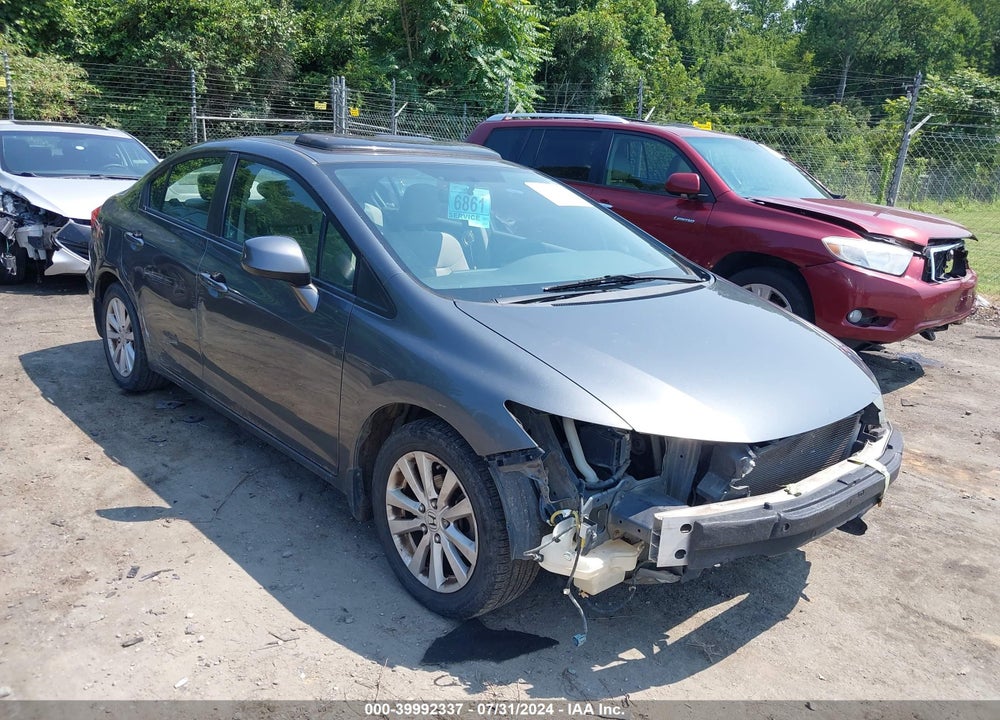 2012 HONDA CIVIC EX VIN: 19XFB2F89CE081220