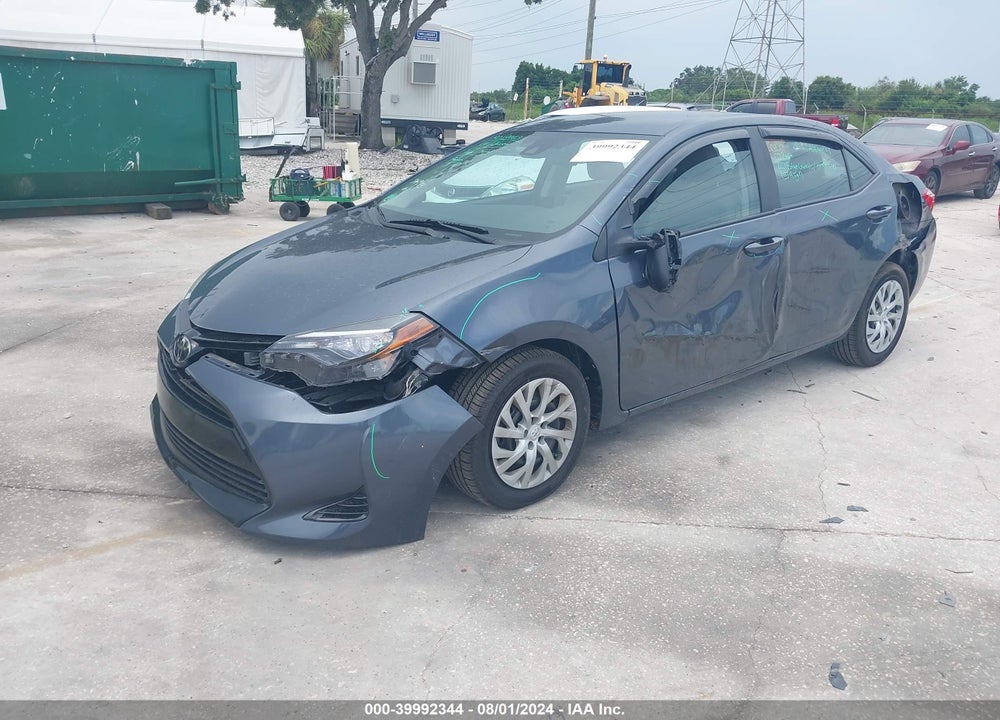 2017 TOYOTA COROLLA LE VIN: 2T1BURHE5HC828533