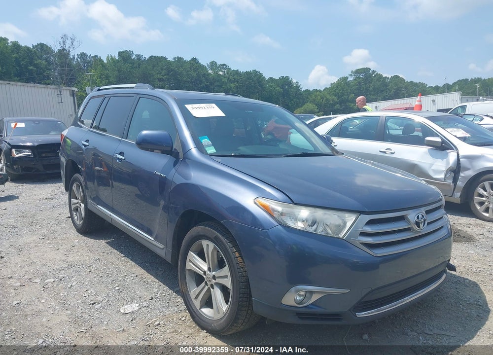 2012 TOYOTA HIGHLANDER LIMITED V6 VIN: 5TDYK3EH8CS062437