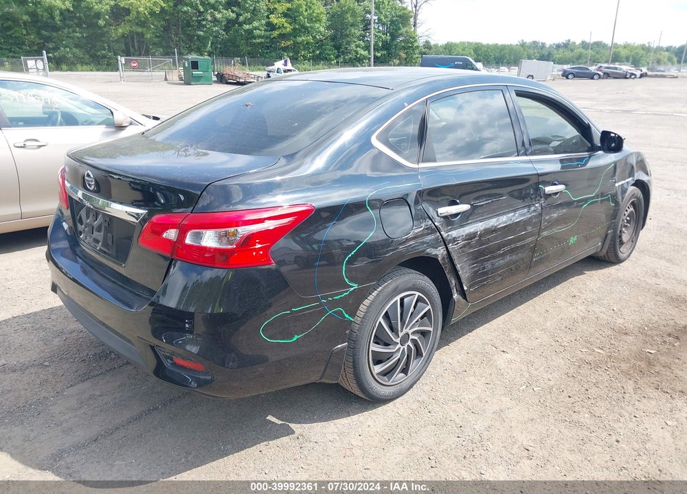 2016 NISSAN SENTRA S VIN: 3N1AB7AP4GY323568
