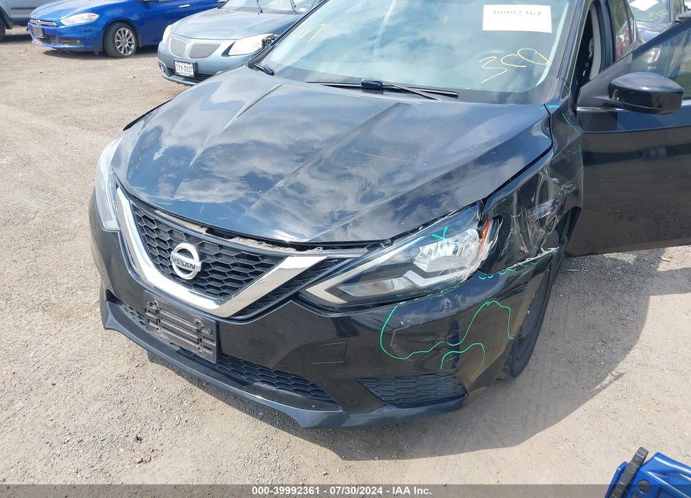 2016 NISSAN SENTRA S VIN: 3N1AB7AP4GY323568