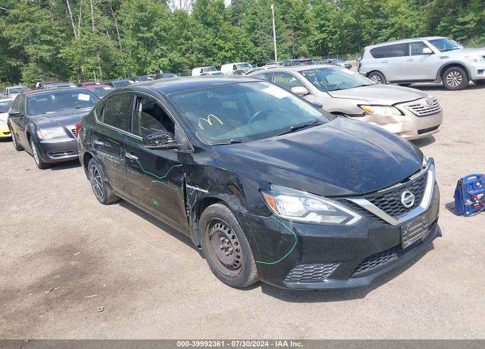 2016 NISSAN SENTRA S VIN: 3N1AB7AP4GY323568