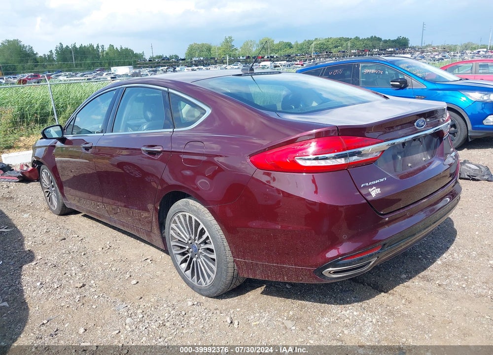 2017 FORD FUSION SE VIN: 3FA6P0T99HR341432