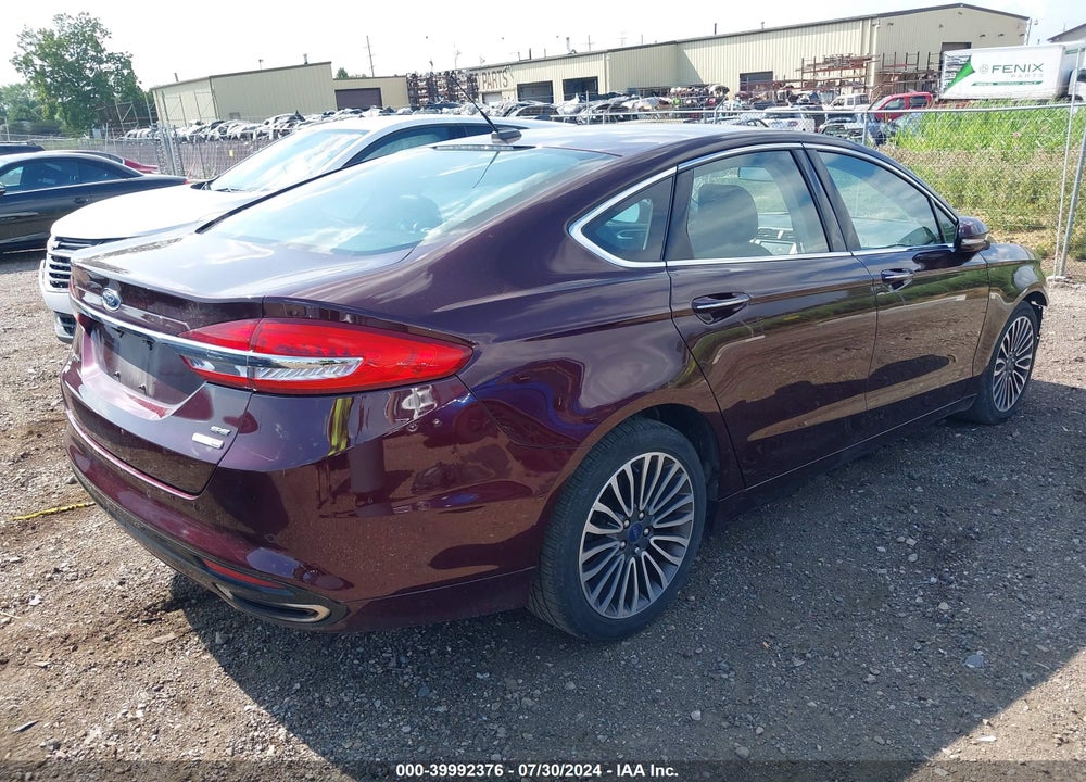 2017 FORD FUSION SE VIN: 3FA6P0T99HR341432