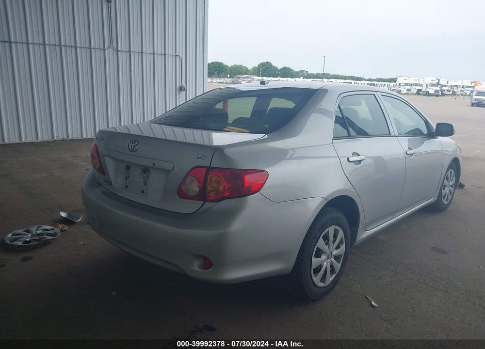 2009 TOYOTA COROLLA LE VIN: JTDBL40E499049794