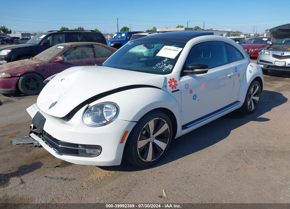 2012 VOLKSWAGEN BEETLE 2.0T TURBO VIN: 3VWVA7AT0CM654824