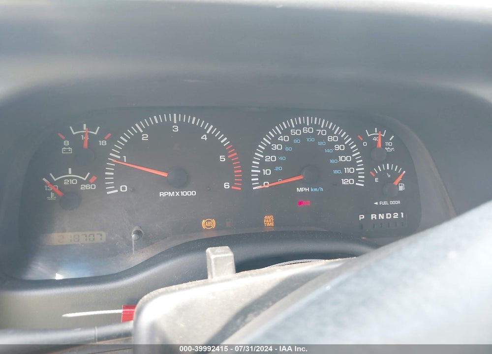 1998 DODGE DAKOTA SLT/SPORT VIN: 1B7GG22Y4WS519803