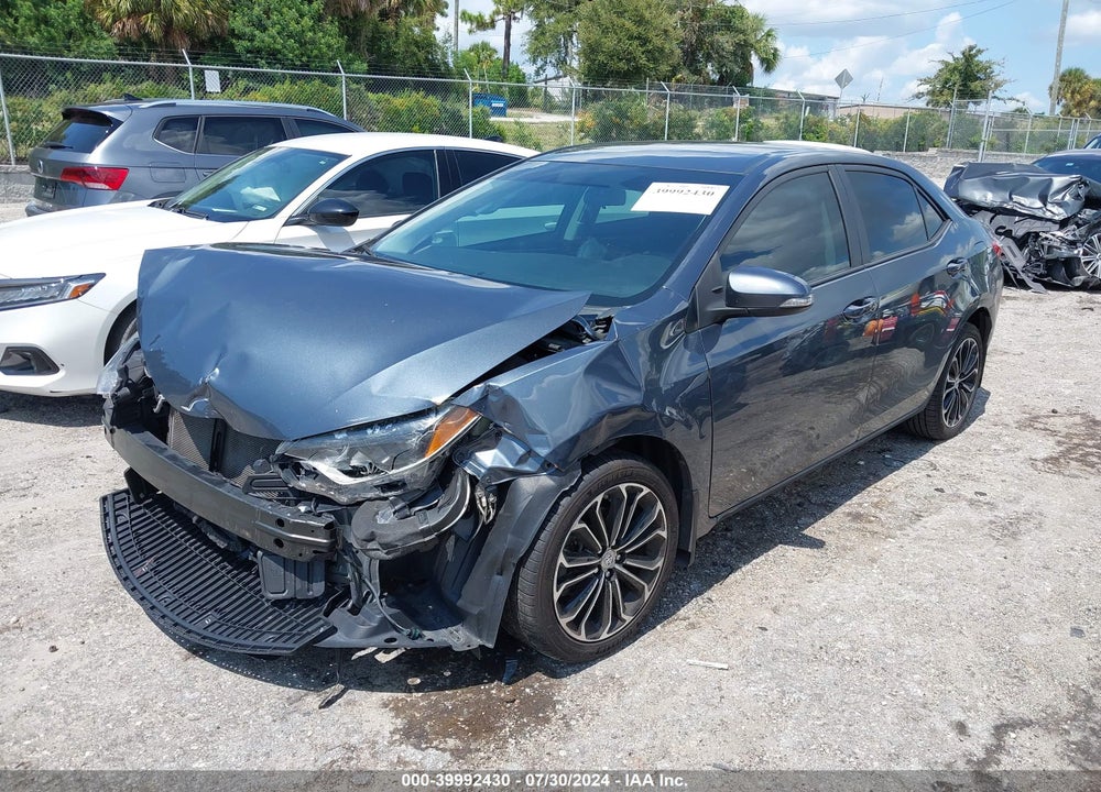 2015 TOYOTA COROLLA S PLUS VIN: 2T1BURHE7FC248035