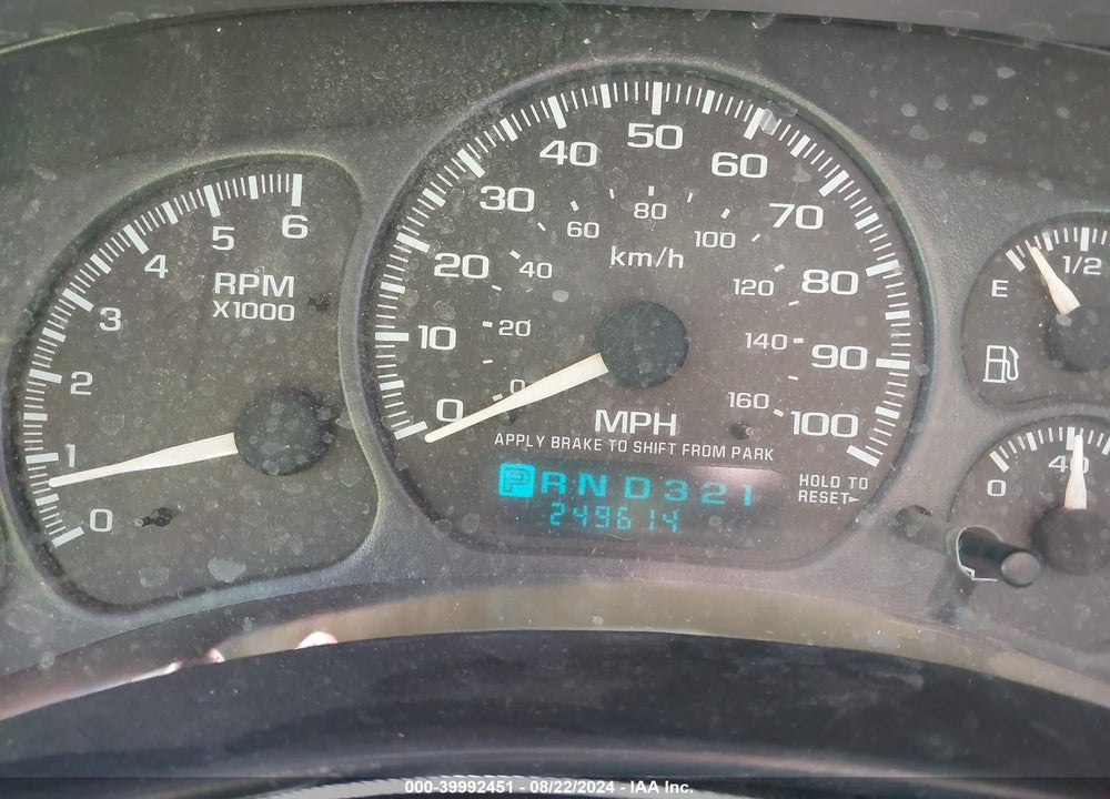 2002 CHEVROLET TAHOE LS VIN: 1GNEC13T82R202020