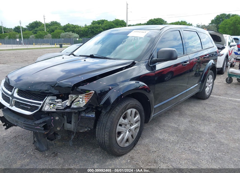 2014 DODGE JOURNEY AMERICAN VALUE PKG VIN: 3C4PDCAB1ET280946
