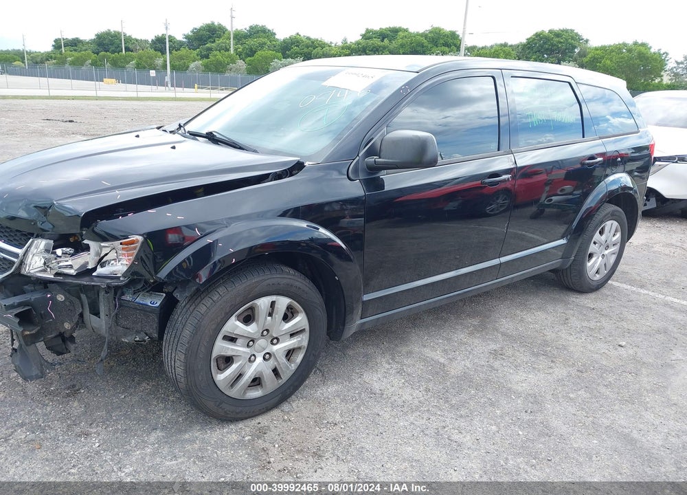 2014 DODGE JOURNEY AMERICAN VALUE PKG VIN: 3C4PDCAB1ET280946
