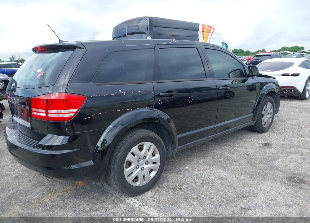 2014 DODGE JOURNEY AMERICAN VALUE PKG VIN: 3C4PDCAB1ET280946