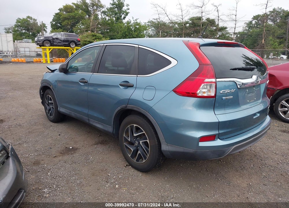 2016 HONDA CR-V SE VIN: 2HKRM4H41GH621125