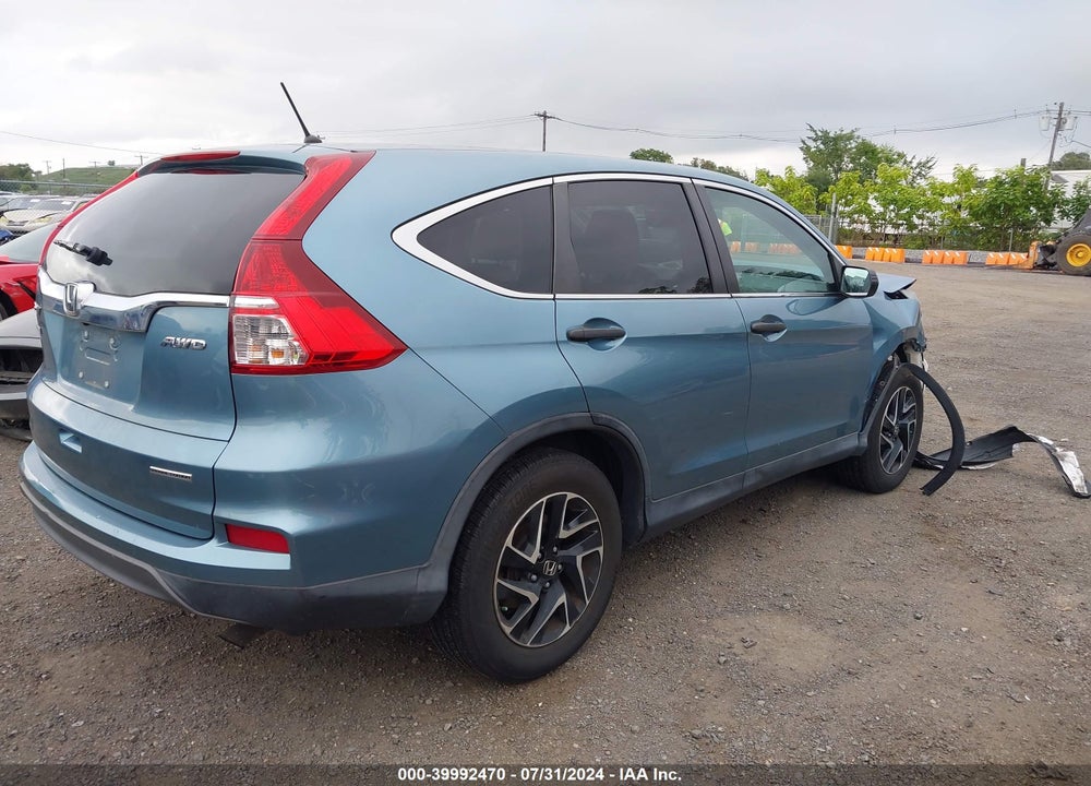 2016 HONDA CR-V SE VIN: 2HKRM4H41GH621125