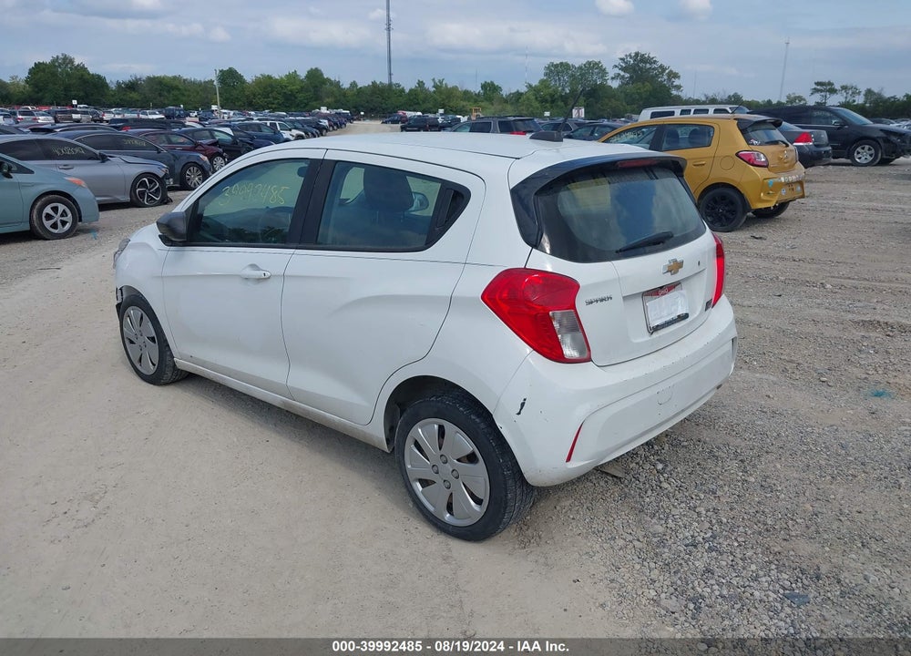 2017 CHEVROLET SPARK LS CVT VIN: KL8CB6SA0HC828827