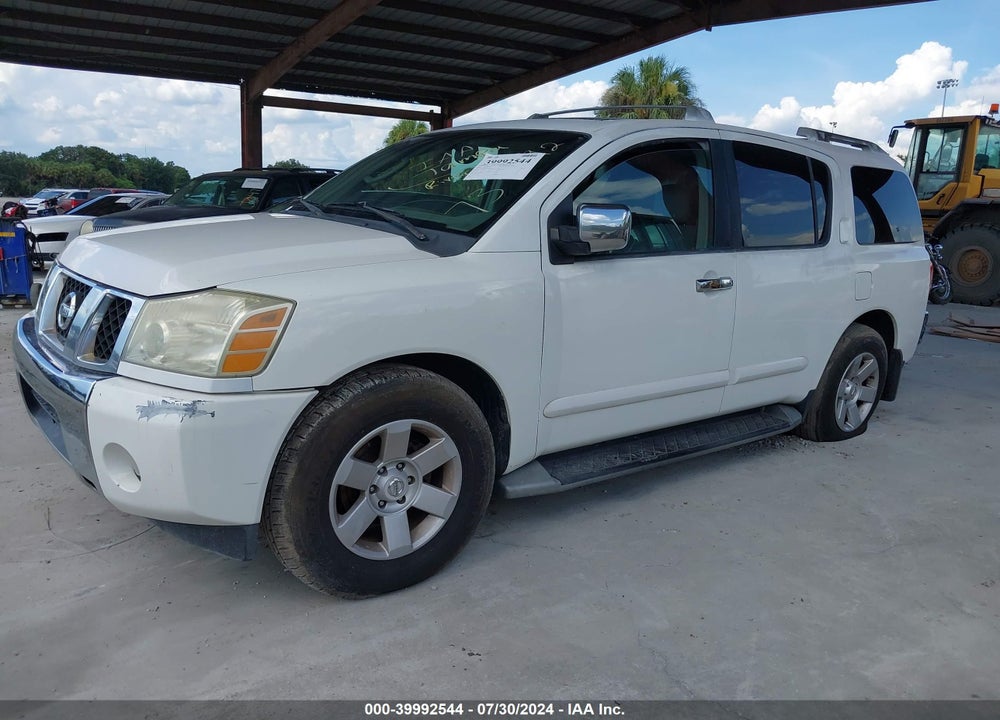 2004 NISSAN PATHFINDER ARMADA LE VIN: 5N1AA08A64N737092