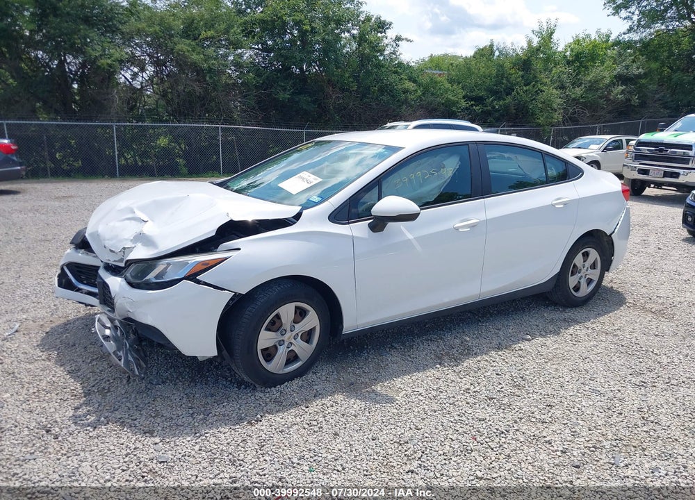 2017 CHEVROLET CRUZE LS AUTO VIN: 1G1BC5SM6H7180559