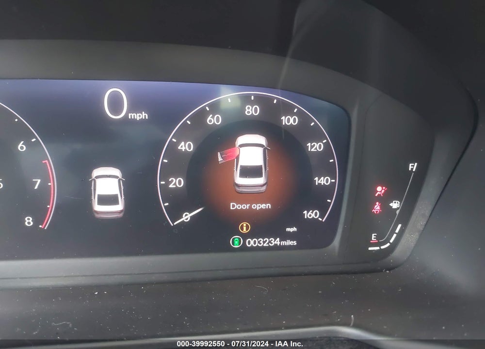 2024 HONDA ACCORD EX VIN: 1HGCY1F37RA048780